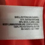 Old Navy Women’s XL Orange Wool Blend Short Coat – Classic Style - Image 8