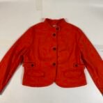 Old Navy Women’s XL Orange Wool Blend Short Coat – Classic Style - Image 5