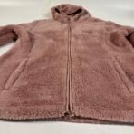 Reebok Women’s Faux Fur Full-Zip Hoodie Dusty Rose XL – New With Tag - Image 4
