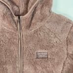 Reebok Women’s Faux Fur Full-Zip Hoodie Dusty Rose XL – New With Tag - Image 5