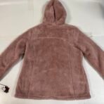Reebok Women’s Faux Fur Full-Zip Hoodie Dusty Rose XL – New With Tag - Image 6