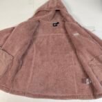 Reebok Women’s Faux Fur Full-Zip Hoodie Dusty Rose XL – New With Tag - Image 8