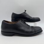 Vintage Bostonian Crown Windsor Leather Oxfords  Men 11. Black, Made In Canada - Image 5