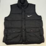 Nike Premier Black Puffer Vest Men’s L Sleeveless Jacket Swoosh Logo - Image 3