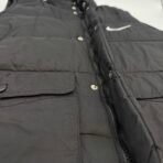 Nike Premier Black Puffer Vest Men’s L Sleeveless Jacket Swoosh Logo - Image 5