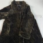 Vintage 90s Kage Faux Fur Leopard Coat Women’s L/XL Brown Made in Canada - Image 4