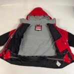 Monster Kids Winter Jacket Size 12 Red Gray Black 3M Thinsulate Hooded Coat - Image 6