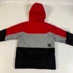 Monster Kids Winter Jacket Size 12 Red Gray Black 3M Thinsulate Hooded Coat - Image 5