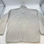 LOFT Light Knits Men’s Striped Pullover Sweater Size L Cotton Blend Grey - Image 6
