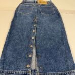 Vintage 90s Theme For You Denim Midi Skirt 100% Cotton , US Size XS - Image 6