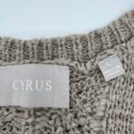 Cyrus Women’s Sleeveless Knit Sweater Vest L NWT Beige Acrylic - Image 9