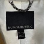 Banana Republic Women’s Trench Coat XL Tan Cotton Linen NWT - Image 5