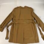 Banana Republic Women’s Trench Coat XL Tan Cotton Linen NWT - Image 7