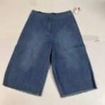 Max Jeans Women’s Wide Leg Culotte Denim Pants Size 12 NWT - Image 2