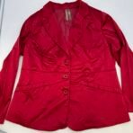 Penningtons Women’s Red Blazer Jacket Size 14 Plus Button Front - Image 3