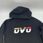 OVO Men’s Hoodie Large Black Flag Logo Made in Canada 100% Cotton - Image 5