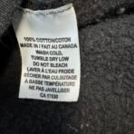 OVO Men’s Hoodie Large Black Flag Logo Made in Canada 100% Cotton - Image 6