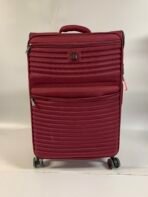 IT Expandable 24” Spinner Suitcase | 360° Wheels | Burgundy Softside Luggage