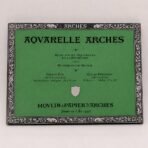 Arches Aquarelle Watercolor Block 9x12 Cold Press 140lb 300gsm 20 Sheets 100% Cotton