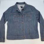 GAP Women’s Stretch Denim Jacket XL Blue Jean Trucker Coat - Image 3