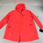 New Balance Women’s Hooded Windbreaker Jacket 1X Coral Pink Full Zip NWT - Image 4