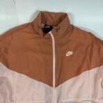 Nike Women’s Windrunner Jacket XL Pink Brown Long Windbreaker New With Tag - Image 4