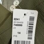 Love & Legend Addition Elle Olive Green Button Front Midi Dress Size 14 NWT - Image 9