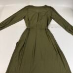 Love & Legend Addition Elle Olive Green Button Front Midi Dress Size 14 NWT - Image 4