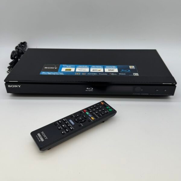 Sony BDP-S360 Blu-Ray DISC/DVD Player 1080p Comes W/Remote HDMI Power Cord