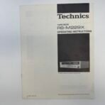 Vintage 1980s Technics RS-M229X Stereo.Cassette Tape Deck For Parts or Repair - Image 10