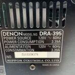 1990s Vintage Denon DRA-395 AM/FM Stereo Receiver Bundle With Remote,Tested - Image 10