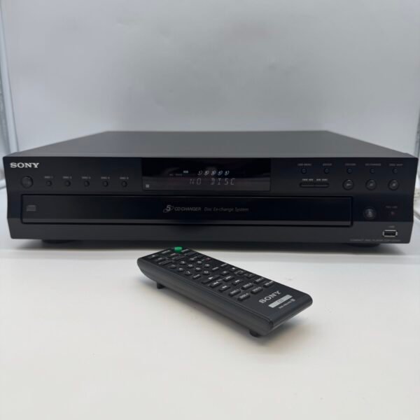 Sony CDP-CE500 5-Disc CD Changer Player USB Disc Exchange w/ Remote Tested