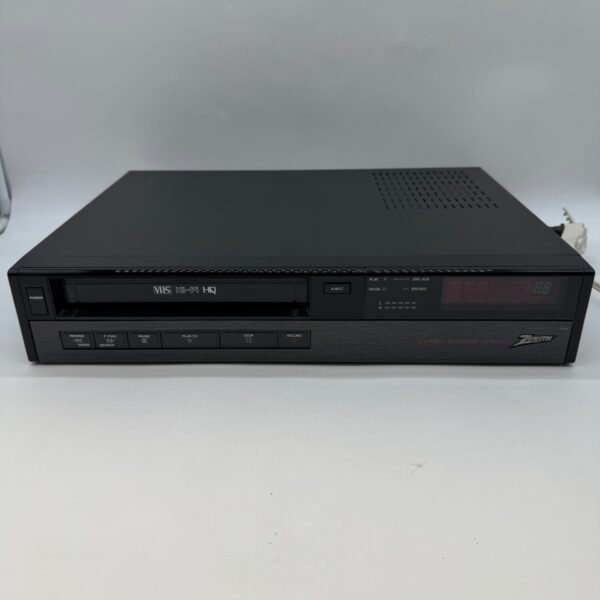 Vintage Zenith VRE510HF VHS Hi-Fi HQ 4-Head VCR Player Recorder- JAPAN TESTED