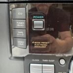 Vintage 1990s Sharp CD-C422 Mini Stereo System 3-CD Changer Dual Cassette Tested - Image 3