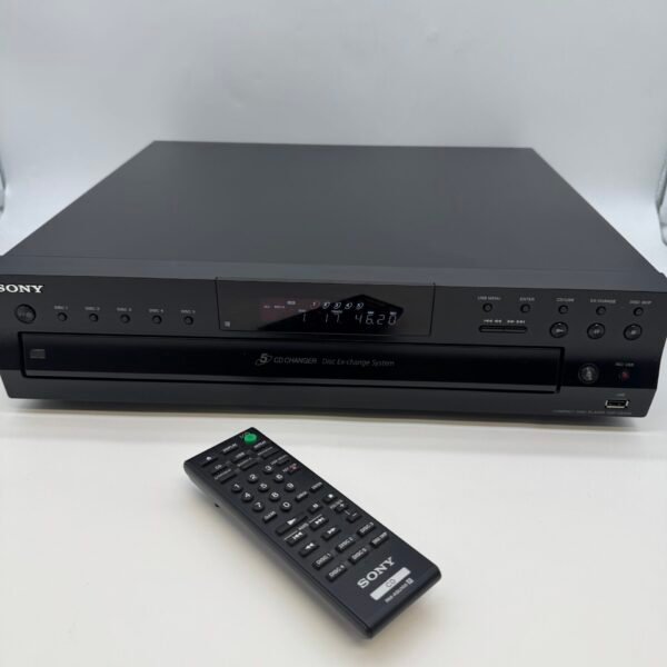 Sony CDP-CE500 5-Disc CD Changer Player USB Disc Exchange w/ Remote Tested