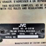 Vintage 1970s JVC JR-S81W Stereo Receiver AM FM Tested Working Japan - Image 9