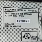 Sony STR-DE197  Stereo Receiver W/Remote bundle Tested and Cleaned. - Image 9
