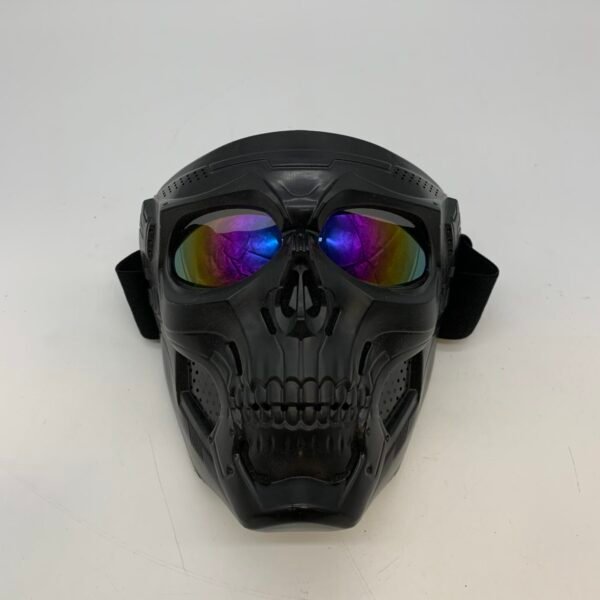 Skull Tactical Mask with Rainbow Lens