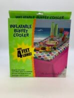 Amscan Inflatable Buffet Cooler 4ft Long (2 x 4.17 ft) Party Table Ice Tray – New - Image 2