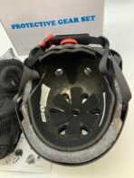 Black Kids Protective Gear Set – Helmet & Pads - Image 4
