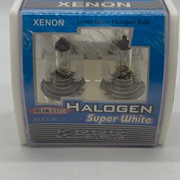 H7 12V 55W Super White Halogen Headlight Bulbs