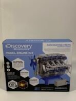Discovery Mindblown Model Engine Kit 104 Pieces STEM DIY Working Engine w/ LED Lights - Image 3