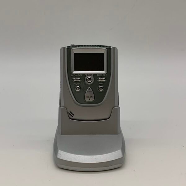 FM Alarm Clock Radio With Dock Base Tested Working