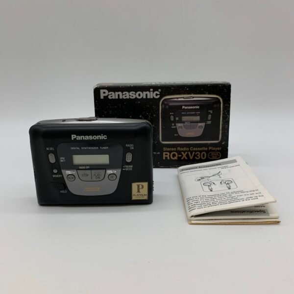 Panasonic RQ-XV30 Vintage Cassette Player Walkman w/ Box
