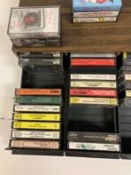 Vintage Cassette Tape Case w/ Retro Music Collection - Image 7