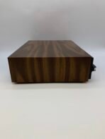 Vintage Cassette Tape Storage Case w/ Retro Music Cassette Lot Collection Wooden Organizer - Image 4