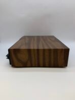 Vintage Cassette Tape Storage Case w/ Retro Music Cassette Lot Collection Wooden Organizer - Image 6