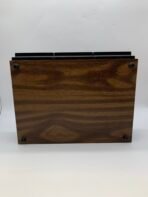 Vintage Cassette Tape Storage Case w/ Retro Music Cassette Lot Collection Wooden Organizer - Image 7