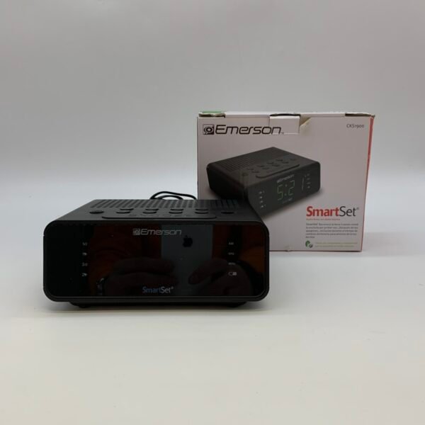 Emerson SmartSet Alarm Clock Radio CKS1900 LED Digital Clock