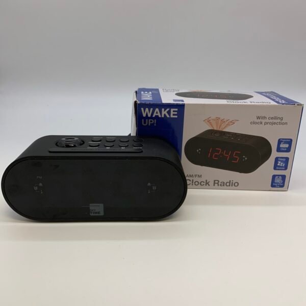 Sky Time Projection Alarm Clock Radio SCR-2022 AM/FM Ceiling Projection LED